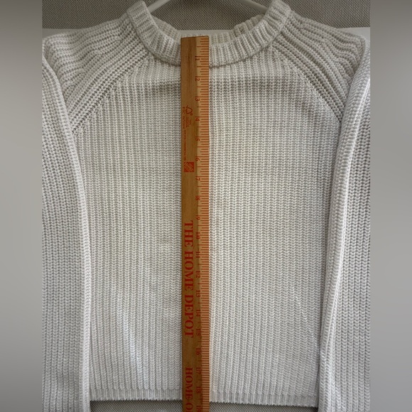 Quince Cream Ribbed Knit Pullover - Picture 13 of 13